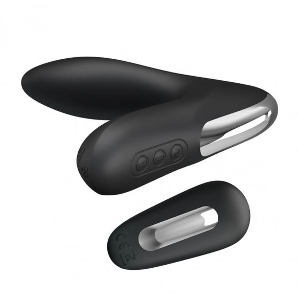 MR PLAY - NASREDDIN Inflatable Vibrating Anal Massager (Chargeable - Black)